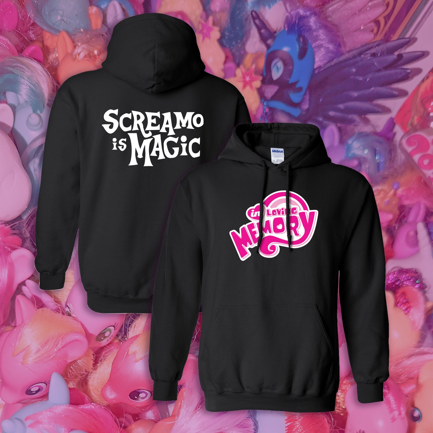 Screamo is Magic Hoodie - Black