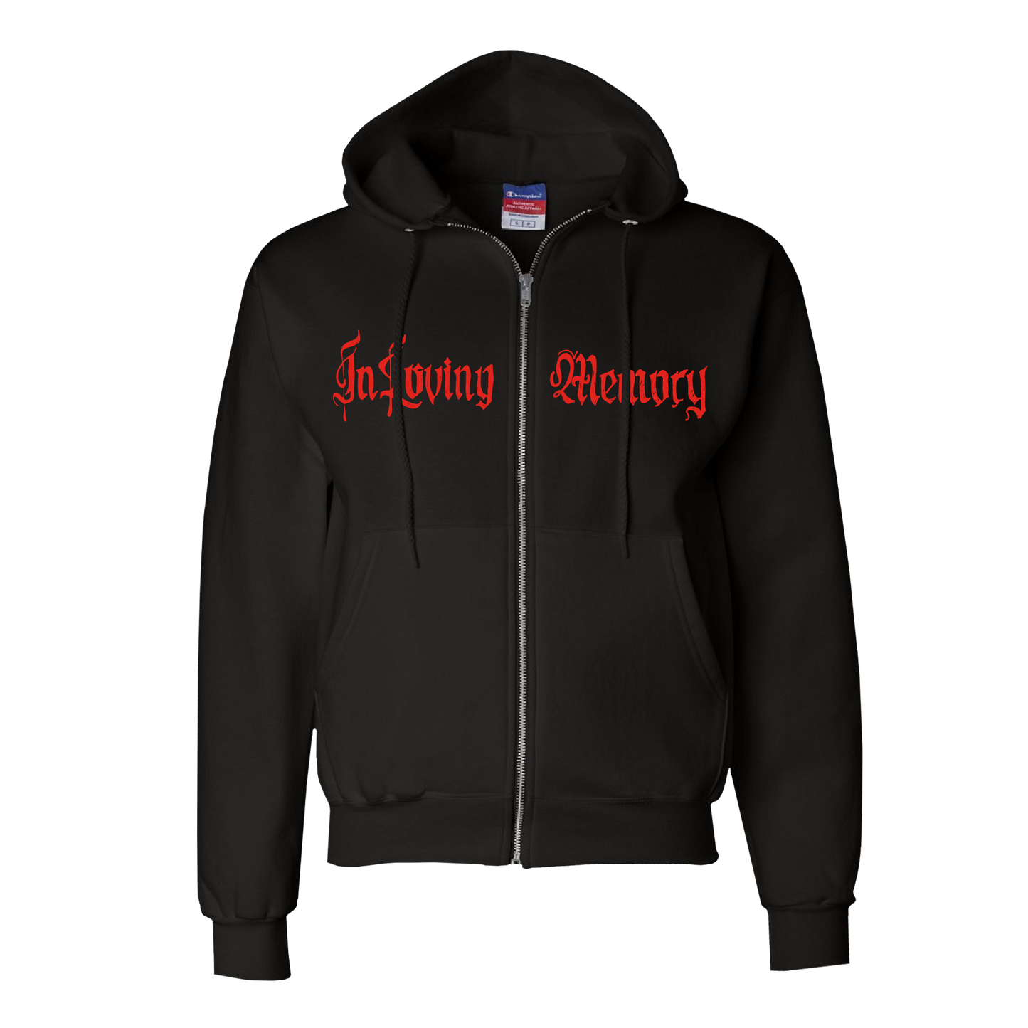Angel Devil Champion Zip Hoodie - Black