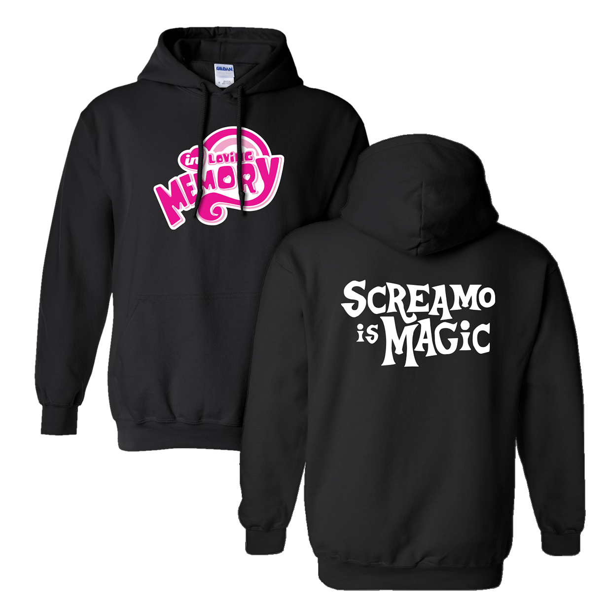 Screamo is Magic Hoodie - Black